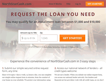 Tablet Screenshot of northstarcash.com